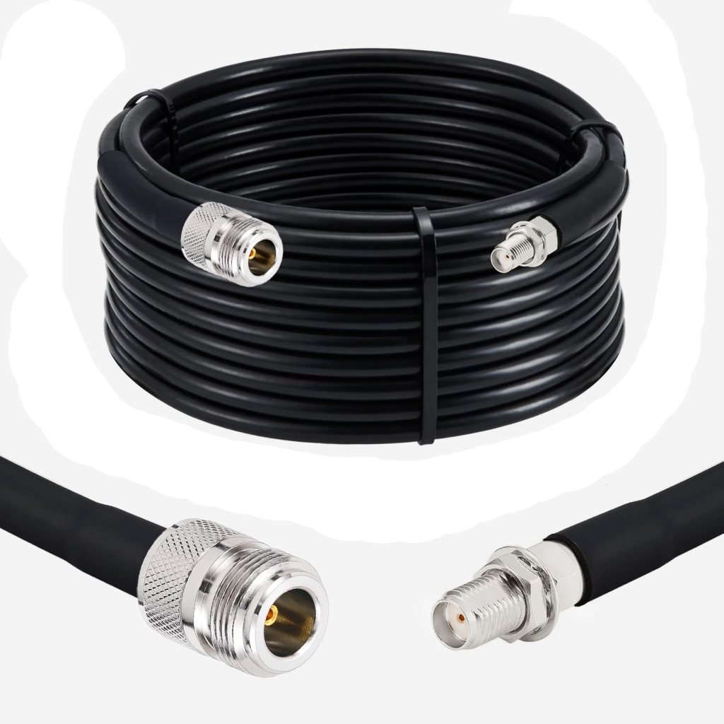 HLF400 Coaxial Cable with N Female to SMA Female Connector | Outdoor ...