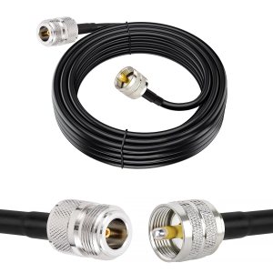 NETBOON HLF400 Coaxial Cable Assembly | N Female to UHF Male Connector
