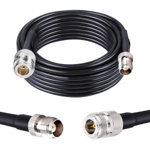 NETBOON HLF400 Coaxial Cable Assembly with N Female to TNC Female Connector | 50 Ohm Low Loss RF Coax | LMR400 Equivalent