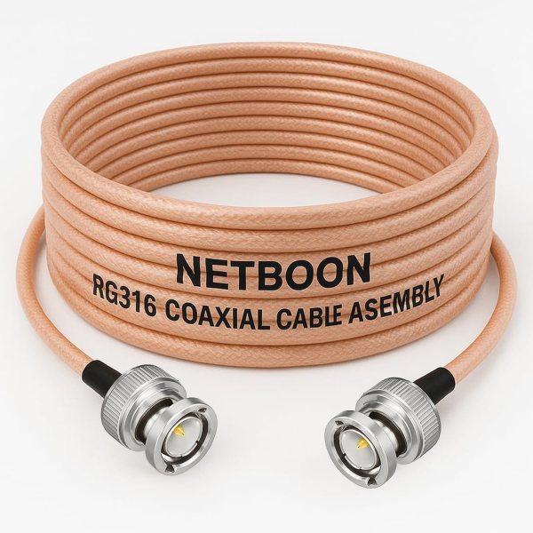 RG316 Coaxial Cable Assembly with BNC Male to BNC Male Connector