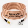 NETBOON RG316 Coaxial Cable Assembly | MMCX Male to CRC9 Male Right Angle Connectors | Low-Loss RF Jumper Cable | Flexible Pigtail | Multiple Length Options Available