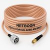 NETBOON RG316 Coaxial Cable Assembly – N Male to RP-SMA Male Connectors, 50 Ohm Flexible Low-Loss RF Jumper for Embedded Radios, Signal Modules, and Test Equipment