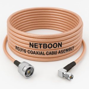 RG316 coaxial cable assembly, N male to SMA male right angle connector, PTFE-insulated flexible coax jumper, low loss RF extension wire, compact 50 ohm coax for LTE module, SMA angled RF connector cable, braided shielded pigtail patch lead, SDR signal jumper for lab equipment, GPS RF cable for telecom use, router to antenna interconnect cord, high-frequency RF transmission line, IoT gateway coaxial extension, LTE-compatible RF coax patch, radio frequency analyzer cable, RF lab setup coax wire, repeater-compatible test jumper, SMA male angle adapter cable, precision RF interconnect for tight spaces