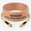 NETBOON RG316 Coaxial Cable Assembly – SMA Male to MMCX Male Connectors | Flexible RF Jumper for GPS Modules, Embedded Boards, Wireless Devices, and Signal Measurement