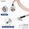 TNC to CRC9 male right angle RG316 jumper, LTE dongle antenna extension cable, RF coax wire for 4G USB modem, flexible PTFE low-loss patch lead, CRC9 antenna adapter connector cable, wireless hotspot external antenna pigtail, embedded networking device RF extension, SDR module RF jumper cable, TNC plug to CRC9 elbow interface, mobile broadband signal line, coaxial test cable for telecom applications, IoT antenna link wire, RG316 cable for router module expansion, CRC9 connector coaxial lead
