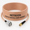NETBOON RG316 Coaxial Cable Assembly – TNC Male to RP-SMA Male Connectors, Flexible RF Jumper for Wireless Test Panels, Embedded RF Modules, and Router Interface Boards