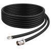 NETBOON HLF400 Coaxial Cable Assembly RP-SMA Male to TNC Female Connector 50 Ohm Low Loss Coax LMR400 Equivalent UV Resistant Dual Shielded Outdoor & Lab Use (1) NETBOON HLF400 Coaxial Cable Assembly | RP-SMA Male to TNC Female Connector | 50 Ohm Low Loss Coax | LMR400 Equivalent | UV Resistant | Dual Shielded | Outdoor & Lab Use