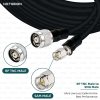 NETBOON HLF400 Coaxial Cable Assembly RP-TNC Male to SMA Male Connector 50 Ohm Low Loss RF Coax Dual Shielded LMR400 Equivalent Outdoor-Ready Precision Signal Cable (2) NETBOON HLF400 Coaxial Cable Assembly | RP-TNC Male to SMA Male Connector | 50 Ohm Low Loss RF Coax | Dual Shielded | LMR400 Equivalent | Outdoor-Ready | Precision Signal Cable