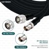 NETBOON HLF400 Coaxial Cable Assembly RP-TNC Male to TNC Female Connector Low Loss RF Cable 50 Ohm, 6GHz Support Outdoor and Indoor Use (2) NETBOON HLF400 Coaxial Cable Assembly RP-TNC Male to TNC Female Connector | Low Loss RF Cable | 50 Ohm, 6GHz Support | Outdoor and Indoor Use