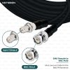 NETBOON HLF400 Coaxial Cable Assembly | SMA Female to BNC Male Connector | 50 Ohm Low Loss | Outdoor Shielded RF Cable | Custom Lengths Available