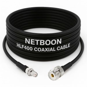 NETBOON HLF400 Coaxial Cable Assembly SMA Female to UHF Female Connector 50 Ohm Low Loss Shielded RF Cable Outdoor Rated Custom Lengths Available (1)