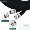 NETBOON HLF400 Coaxial Cable Assembly | TNC Female to BNC Male Connector | 50 Ohm RF Low Loss | Shielded Outdoor | Made in India