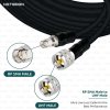 NETBOON HLF400 Coaxial Cable Assembly UHF Male (PL-259) to RP-SMA Male Connector | 50 Ohm Low Loss RF Coax Cable | Shielded & UV Resistant | Ideal for RF Devices