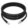NETBOON HLF400 Coaxial Cable Assembly with SMA Male to SMA Female Connector | 50 Ohm Low Loss RF Cable | Outdoor Rated Shielded | High-Frequency Applications