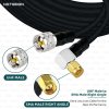 NETBOON HLF400 Coaxial Cable Assembly with UHF Male to SMA Male Right Angle Connector 50 Ohm Low Loss RF Cable Outdoor Rated Dual Shielded Custom Length Available (2) NETBOON HLF400 Coaxial Cable Assembly with UHF Male to SMA Male Right Angle Connector | 50 Ohm Low Loss RF Cable | Outdoor Rated | Dual Shielded | Custom Length Available