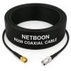 NETBOON RG58 Coaxial Cable Assemble with RP SMA Male to BNC Female Connectors for RF Signal Transmission, Surveillance Systems, Antenna Integration and Wireless Network Equipment (1) NETBOON RG58 Coaxial Cable Assemble with RP SMA Male to BNC Female Connectors for RF Signal Transmission, Surveillance Systems, Antenna Integration and Wireless Network Equipment (2)