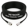 NETBOON RG58 Coaxial Cable Assembly with N Female to BNC Female Connectors 50 Ohm Low-Loss RF Jumper for Antennas, CCTV, Communication Systems, and RF Test Equipment (1) NETBOON RG58 Coaxial Cable Assembly with N Female to BNC Female Connectors | 50 Ohm Low-Loss RF Jumper for Antennas, CCTV, Communication Systems, and RF Test Equipment