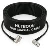 NETBOON RG58 Coaxial Cable Assembly with N Male Right Angle to BNC Male Right Angle Connectors 50 Ohm Low-Loss RF Jumper Cable (1) NETBOON RG58 Coaxial Cable Assembly with N Male Right Angle to BNC Male Right Angle Connectors | 50 Ohm Low-Loss RF Jumper Cable