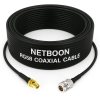 NETBOON RG58 Coaxial Cable Assembly with SMA Female to N Female Connectors Low Loss RF Jumper for Wireless Systems, Test Equipment, and Communication Interfaces (1) NETBOON RG58 Coaxial Cable Assembly with SMA Female to N Female Connectors | Low Loss RF Jumper for Wireless Systems, Test Equipment, and Communication Interfaces