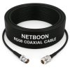 NETBOON RG58 Coaxial Cable Assembly with TNC Female to N Female Connectors 50 Ohm RF Jumper for Communication, Lab Testing & RF Device Integration (1) NETBOON RG58 Coaxial Cable Assembly with TNC Female to N Female Connectors | 50 Ohm RF Jumper for Communication, Lab Testing & RF Device Integration