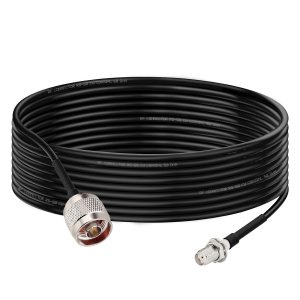 NETBOON RG58 Coaxial Cable Assembly – 50 Ohm N Male to SMA Female Connector, Low-Loss RF Jumper Cable for RF Test, Instrumentation, GPS, and Communication Equipment (Multiple Lengths) (1) NETBOON RG58 Coaxial Cable Assembly – 50 Ohm N Male to SMA Female Connector, Low-Loss RF Jumper Cable for RF Test, Instrumentation, GPS, and Communication Equipment (Multiple Lengths)