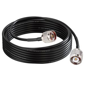 NETBOON RG58 Coaxial Cable Assembly – 50 Ohm N Male to TNC Male Connector, Low-Loss RF Jumper for Lab, Antennas, RF Test, and Communication Equipment (Multiple Lengths) (1) NETBOON RG58 Coaxial Cable Assembly – 50 Ohm N Male to TNC Male Connector, Low-Loss RF Jumper for Lab, Antennas, RF Test, and Communication Equipment (Multiple Lengths)