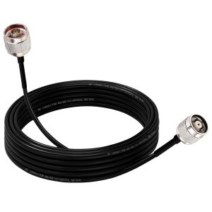 NETBOON RG58 Coaxial Cable Assembly – N Male to RP-TNC Male Connector, 50 Ohm Low-Loss RF Jumper Cable, Supports Frequencies up to 5 GHz for Lab and Communication Equipment (1) NETBOON RG58 Coaxial Cable Assembly – N Male to RP-TNC Male Connector, 50 Ohm Low-Loss RF Jumper Cable, Supports Frequencies up to 5 GHz for Lab and Communication Equipment