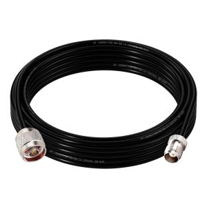 NETBOON RG58 Coaxial Cable Assembly – N Male to TNC Female Connector, 50 Ohm Low-Loss RF Jumper Cable, Supports up to 5 GHz for RF Test, Antennas, and Communication Equipment (1) NETBOON RG58 Coaxial Cable Assembly – N Male to TNC Female Connector, 50 Ohm Low-Loss RF Jumper Cable, Supports up to 5 GHz for RF Test, Antennas, and Communication Equipment