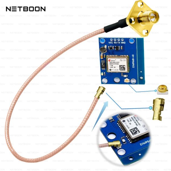 RG178 Cable Assembly with 4-Hole RP-SMA Female to UFL/IPEX Connector – 50 Ohm RF Pigtail Jumper for Antenna Integration