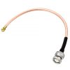 NETBOON RG178 Coaxial Cable Assembly with BNC Male to IPEX/IPX/UFL Connector