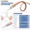 NETBOON RG178 Cable with UFL/IPEX to BNC Male Connector | Ultra-Thin Low Loss RF Cable for IoT, GPS, WiFi & Communication Devices