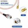 NETBOON RG178 Coaxial Cable Assembly with N Female to IPEXIPXUFL Connector (3) NETBOON RG178 Coaxial Cable Assembly with N Female to IPEX/IPX/UFL Connector