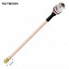 NETBOON RG178 Coaxial Cable Assembly with N Female to IPEXIPXUFL Connector (5) NETBOON RG178 Cable with UFL/IPEX to N Female Bulkhead Connector | Ultra-Thin Low Loss RF Coaxial Cable for IoT, WiFi, GPS, and Embedded Systems