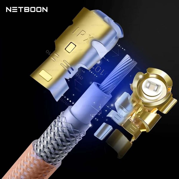 NETBOON RG178 Cable with UFL/IPEX to SMA Male Right Angle Connector | Flexible Low Loss RF Cable Assembly for IoT, WiFi, GPS & Wireless Devices
