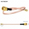 NETBOON RG178 Cable with UFL/IPEX to SMA Male Connector | Ultra-Thin Low Loss RF Coaxial Cable Assembly for IoT, WiFi, GPS & Embedded Devices