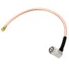 RG178 Cable with UFL/IPEX to TNC Male Right Angle Connector | Ultra-Thin Low Loss RF Coaxial Cable for IoT, WiFi, GPS & Embedded Devices