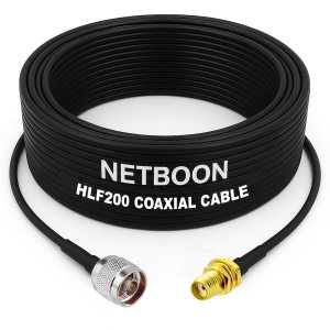 HLF200 RF Coaxial Cable N Male to SMA Female Connector Low Loss 50 Ohm RF Cable 6GHz High-Performance Signal Transmission