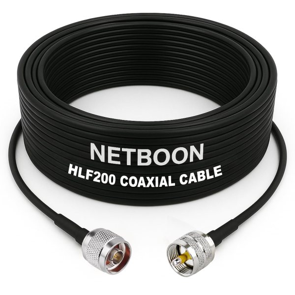 HLF200 RF Coaxial Cable | N Male to UHF Male Connector