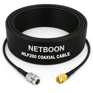 HLF200 RF Coaxial Cable with N Female to SMA Male Connector Reliable RF Link for Network, Antenna & Communication Systems (6) HLF200 RF Coaxial Cable with N Female to SMA Male Connector Reliable RF Link for Network, Antenna & Communication Systems