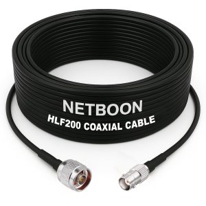 HLF200 RF Coaxial Cable with N Male to BNC Female Connector Reliable Signal Path for Lab & Industrial Use (1) HLF200 RF Coaxial Cable with N Male to BNC Female Connector Reliable Signal Path for Lab & Industrial Use