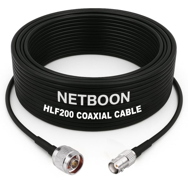 HLF200 RF Coaxial Cable with N Male to BNC Female Connector Reliable Signal Path for Lab & Industrial Use