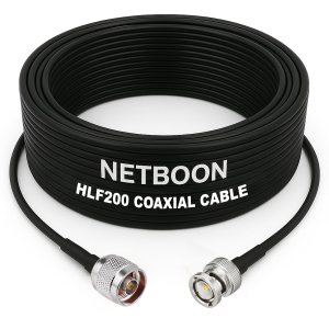 HLF200 RF Coaxial Cable with N Male to BNC Male Connector Optimized for Signal Stability & Professional Applications (1) HLF200 RF Coaxial Cable with N Male to BNC Male Connector | Optimized for Signal Stability & Professional Applications