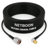 HLF200 RF Coaxial Cable with N Male to SMA Male Right Angle Connector Precision RF Connectivity for Compact Setups