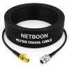HLF200 RF Coaxial Cable with SMA Female to N Female Connector Rugged Connectivity Solution for RF, Antenna & Test Systems