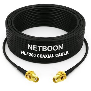 HLF200 RF Coaxial Cable with SMA Female to SMA Female Connector High Stability Interlink Cable for RF & Communication Devices