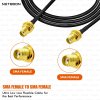 HLF200 RF Coaxial Cable with SMA Female to SMA Female Connector | High Stability Interlink Cable for RF & Communication Devices