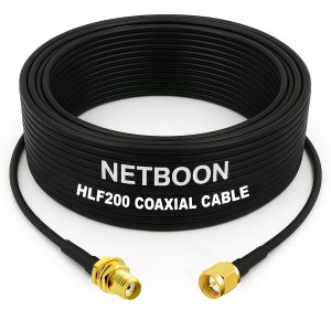 HLF200 RF Coaxial Cable with SMA Female to SMA Male Connector Precision Link Cable for RF, Antenna & Communication Systems