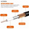 HLF200 RF Coaxial Cable with SMA Male Right Angle to TNC Male Right Angle Connector Durable RF Cable for Antenna, GPS & Communication Systems