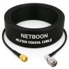 HLF200 RF Coaxial Cable with SMA Male to N Male Right Angle Connector Heavy-Duty RF Link Cable for Industrial & Communication Systems (1) HLF200 RF Coaxial Cable with SMA Male to N Male Right Angle Connector Heavy-Duty RF Link Cable for Industrial & Communication Systems
