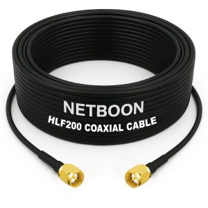 HLF200 RF Coaxial Cable with SMA Male to SMA Male Connector Premium Signal Integrity Cable for RF Communication & Testing (1) HLF200 RF Coaxial Cable with SMA Male to SMA Male Connector Premium Signal Integrity Cable for RF Communication & Testing